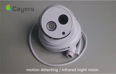 cámara IP 1/3&quot; del megapíxel de la Dual-corriente cámara IP de la grabación de la alarma del arsenal LED del Cmos 2Pcs