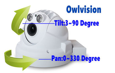 1.3MP cámara IP del zoom digital 4X del megapíxel PTZ 3.7-14.8m m para el uso interior