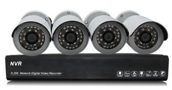 1,0 Equipos inalámbricos de los sistemas NVR de la cámara de seguridad de la bala del megapíxel IP