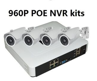 1,3 registrador de los megapíxeles NVR para las cámaras IP, equipos de 960P 4 CH HD NVR