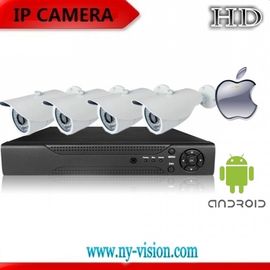 4 EQUIPO del canal NVR con el sistema de seguridad de la cámara IP 720P y del video de la red de 4CH Linux