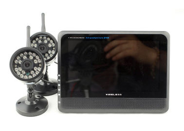 Sistema al aire libre inalámbrico antiinterferente de la cámara de seguridad de la visión nocturna con DVR