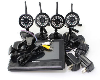 4 sistema inalámbrico de la cámara de vigilancia de la imagen DVR del patio del CH, sistema de seguridad casero de DVR