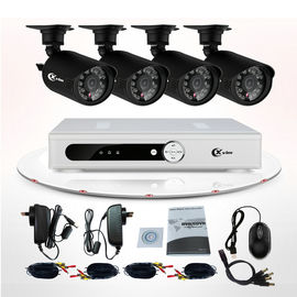 Sistemas al aire libre inalámbricos de la cámara de seguridad del equipo del CCTV DVR del canal del Cmos IR 4 para el hogar