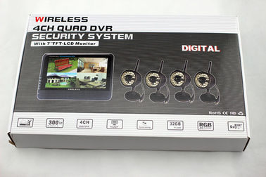 70 sistema de seguridad interior/al aire libre del sistema del CCTV DVR de la radio de la cámara de visión del grado, 4 del CH DVR