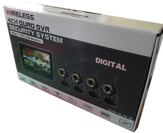 Sistema inalámbrico de la cámara de seguridad de la grabación de vídeo de Digitaces de la encripción de datos DVR con la grabación del sistema de pesos americano del segmento