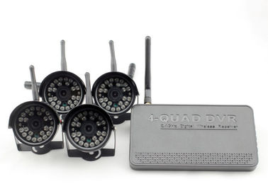 Ayuda de sistema de seguridad del canal DVR de la cámara 4 de Digitaces RF cuatro SD/tarjeta del TF