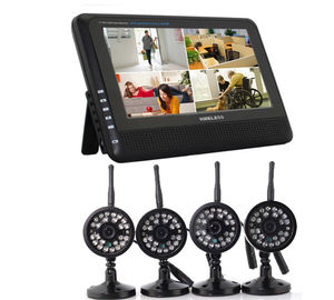 Sensor audio/video de la imagen del sistema de seguridad Cmos de la cámara DVR de la grabación 4 de la vigilancia inalámbrica