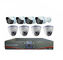 Sistema de seguridad CANALES interiores al aire libre y 4 de 4 del CCTV DVR del video casero de la cámara DVR de los equipos 8CH 8