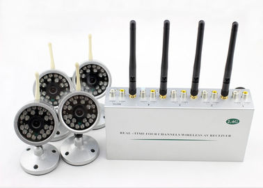 El sistema de pesos americano múltiple hace salir el sistema de la cámara inalámbrica de 4 canales, sistemas inalámbricos de la cámara de vigilancia
